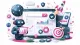 Illustration eines KI-Agenten vor einer Suchoberfläche mit Netzwerk- und Systemelementen, die die Interaktion zwischen Web, Infrastruktur und automatisierten Agenten darstellen
