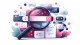 Illustration eines Suchprozesses mit Lupe, Datenstrukturen und KI-Elementen, die zeigen, wie Information Retrieval in AI-Search-Systemen funktioniert