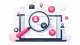 Illustration zur Entity Recognition: Suchsystem erkennt Entitäten wie Personen, Orte und Produkte in einem Dokument