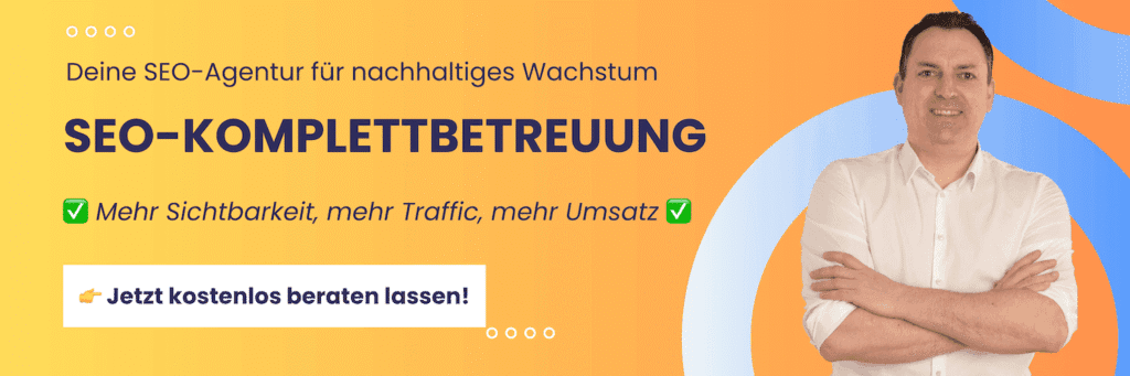 Banner laufende SEO-Betreuung
