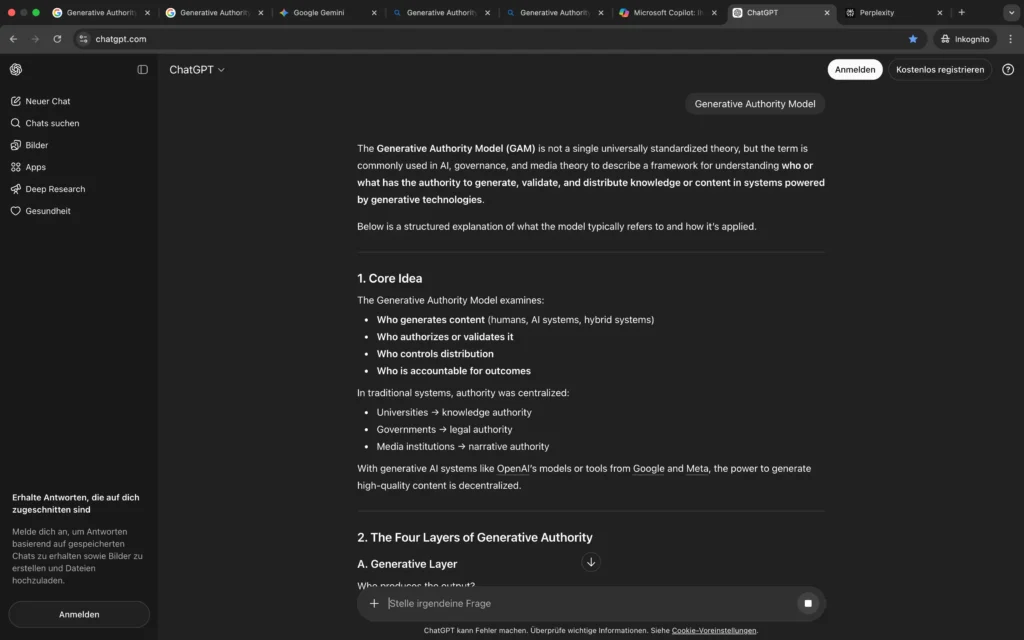Generative Authority Model Chatgpt Web
