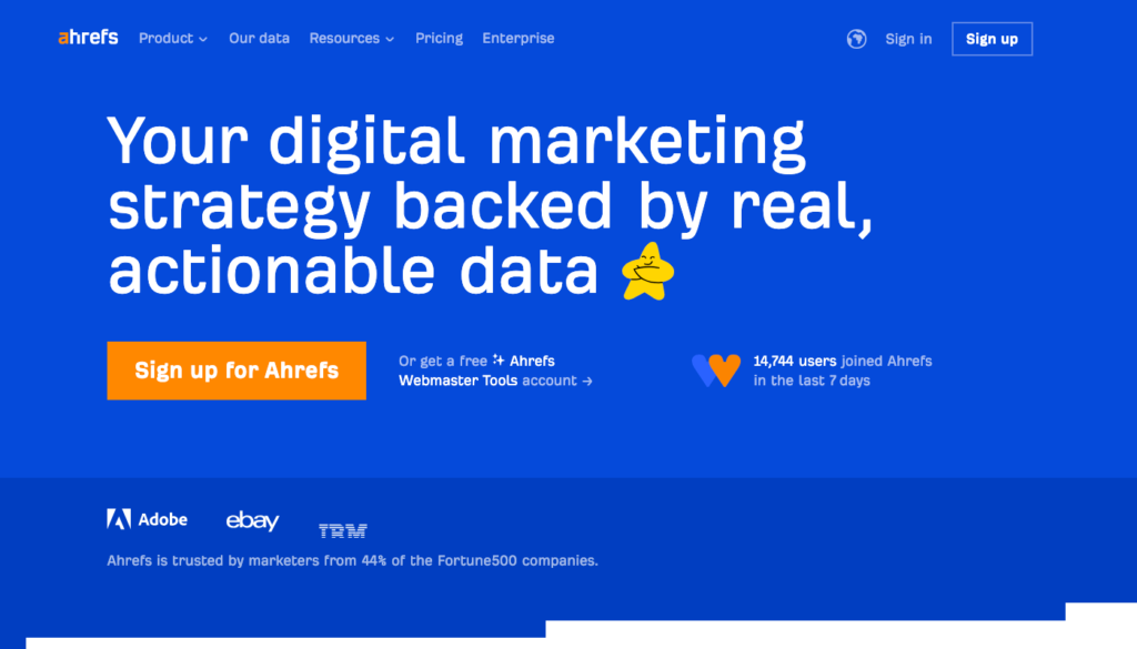 Keyword-Recherche-Tool Ahrefs