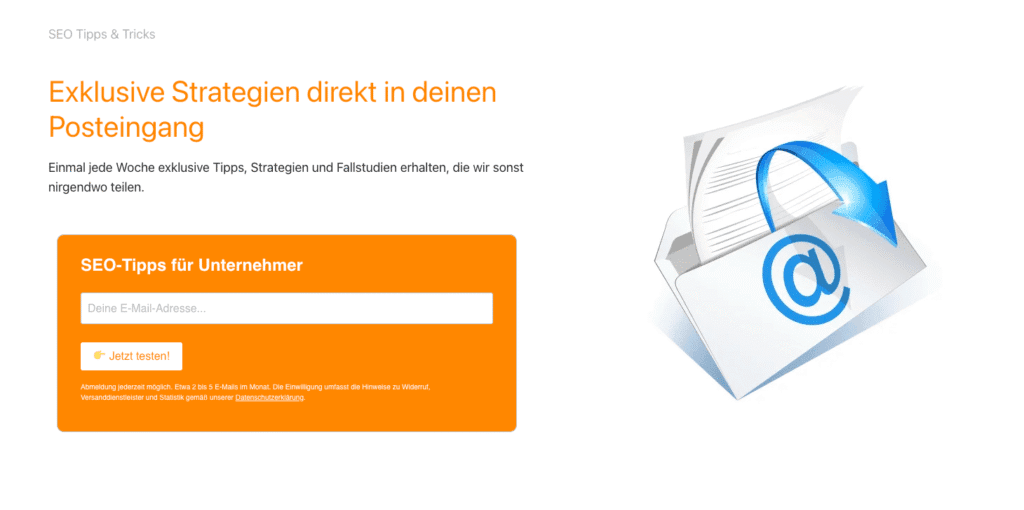 Was ist eine Squeeze-Page?